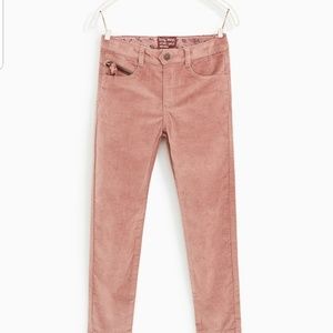 3 pairs! Zara Velvet Girls Skinny Pants